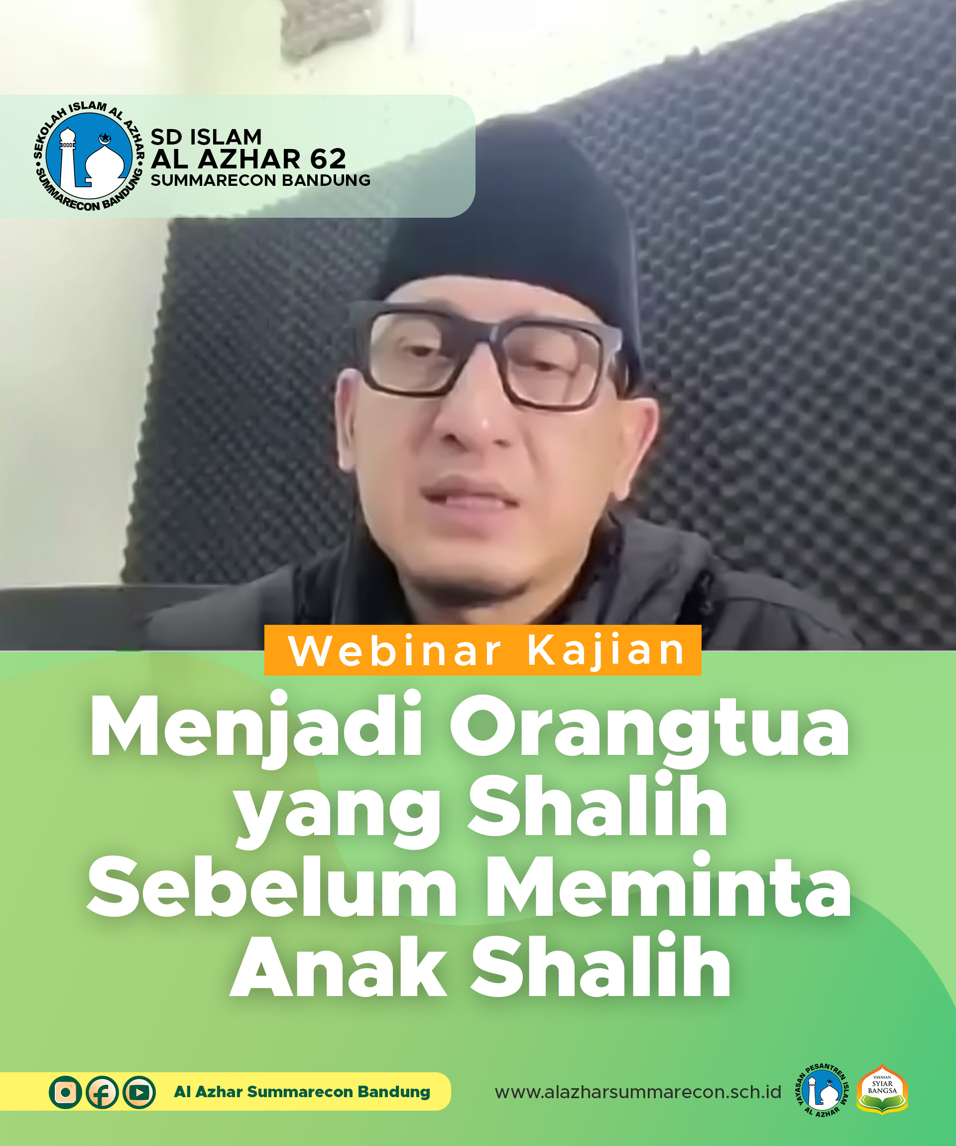 Webinar Kajian Bersama Ustadz Zacky Mirza